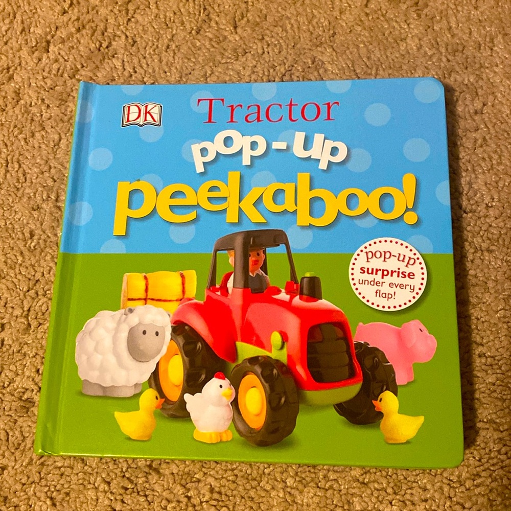 ⚡️4/$25 Hard Cover Pop -Up Peekabooo Book